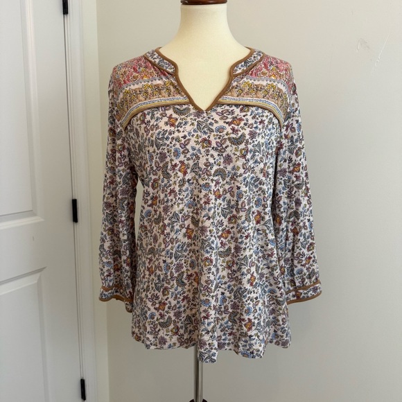 J. Jill Boho Peasant Blouse Women’s M - Picture 1 of 12